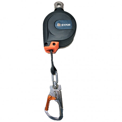 Anti chute à rappel automatique à sangle