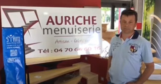 Témoignage SYAM : AURICHE MENUISERIE JUILLET 2018